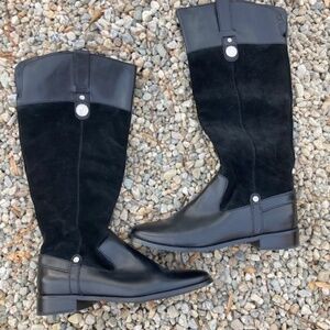 Anne Klein Tall Black Boots